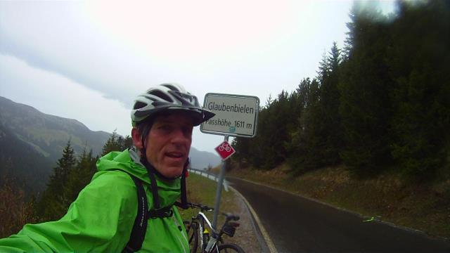 Daniel au col du Glaubenbühl