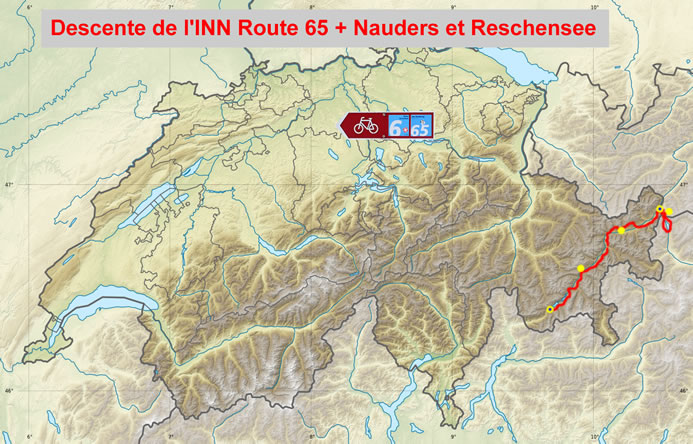 itinéraire descente de l'INN