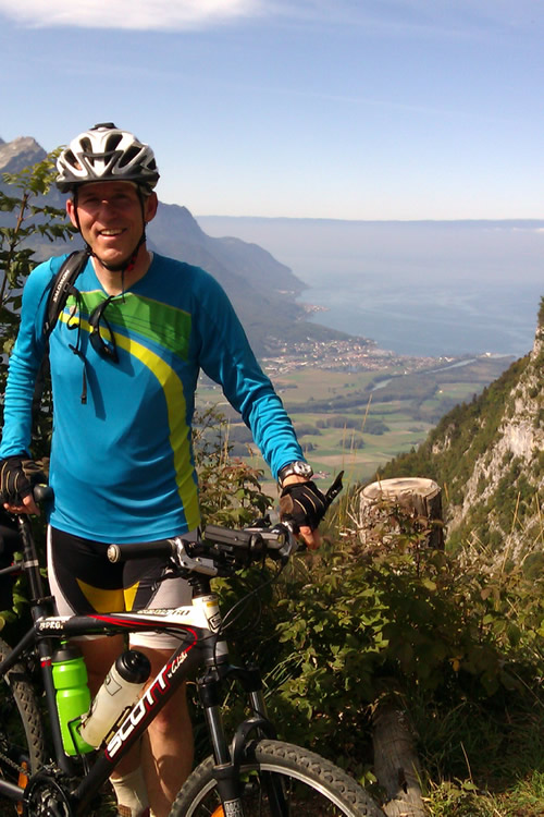 Daniel dans les Agites avant le tunnel