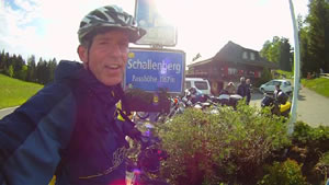 Daniel au sommet du Schallenberg