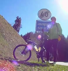 Daniel au sommet du Jaun