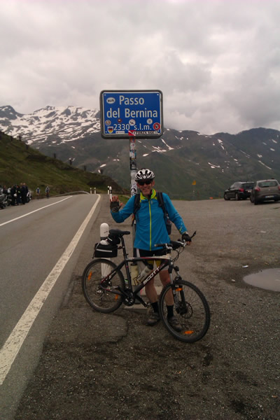 Daniel en 2013 à la Bernina