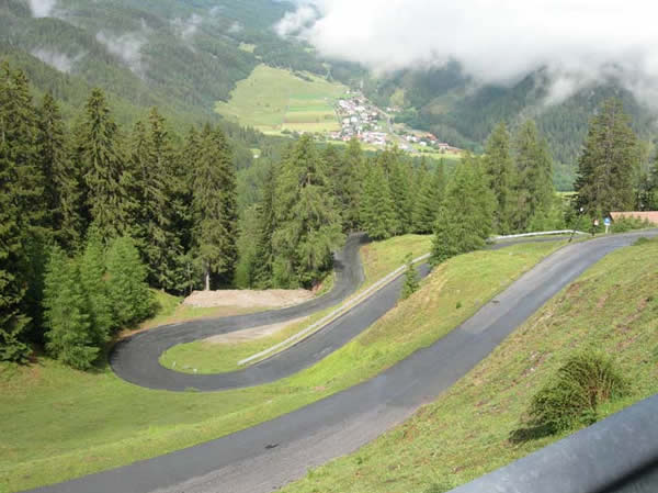 début de l'Umbrail et le val Müstair