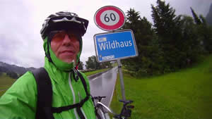 Daniel au sommet de l'Alpe di Neggia